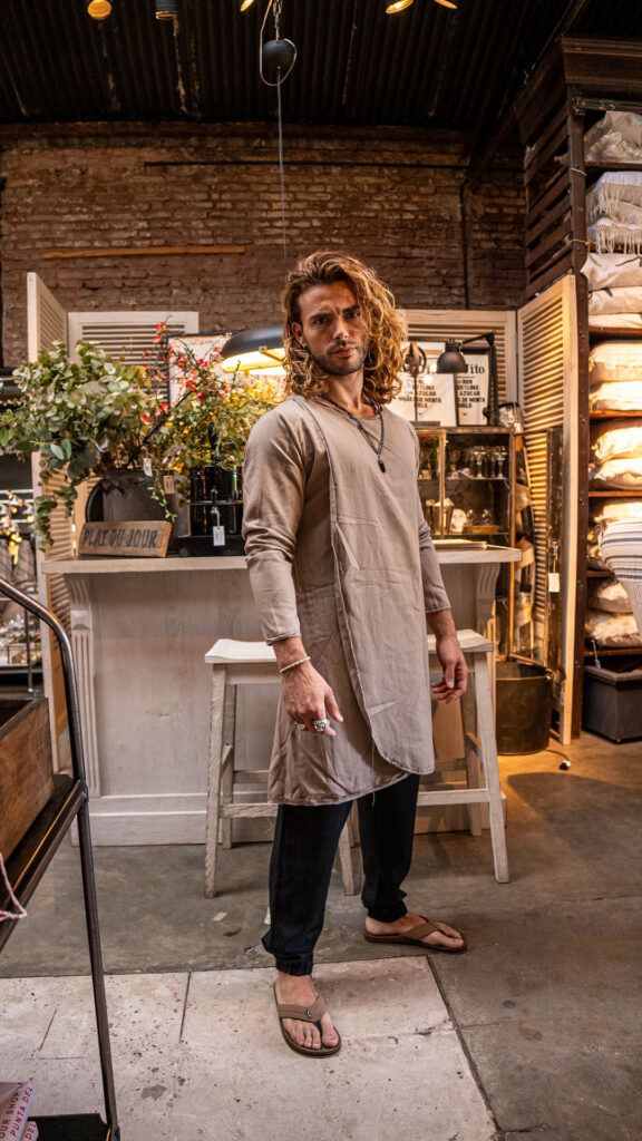 Camisola de Lino · Light Brown