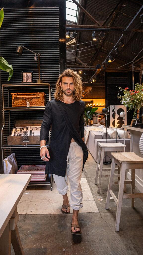 Camisola de Lino · Black Snake