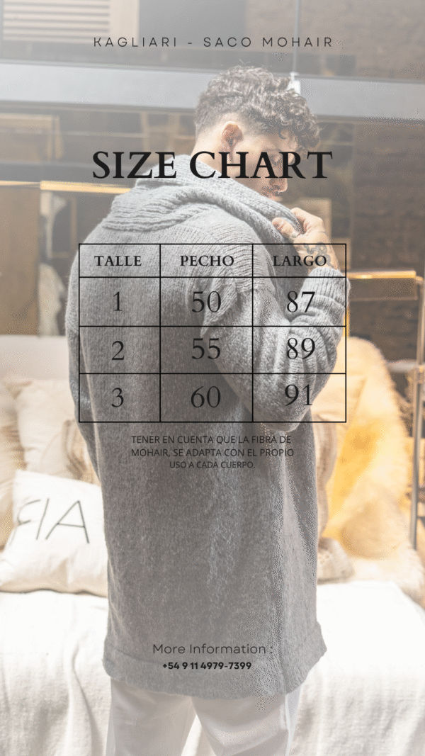 Saco de Mohair||Cozy Shadow - Image 6