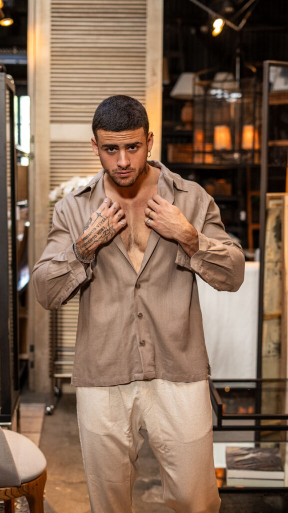Camisa de Lino · Ibiza Light Brown
