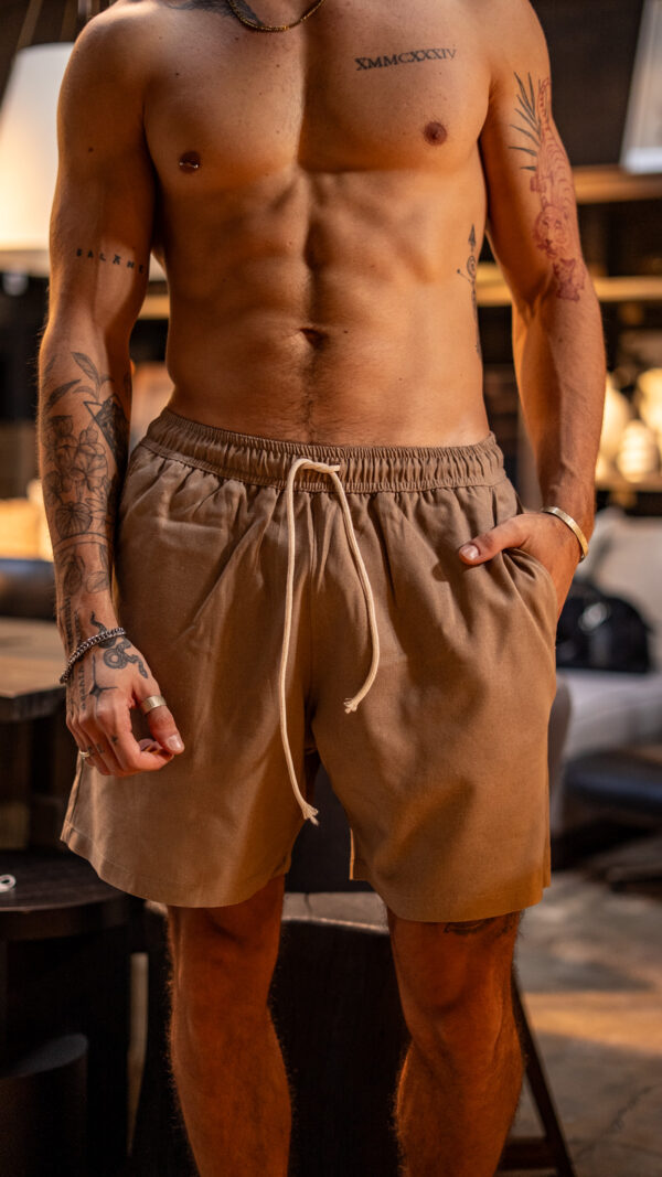 Short de Lino||Tierra - Image 2