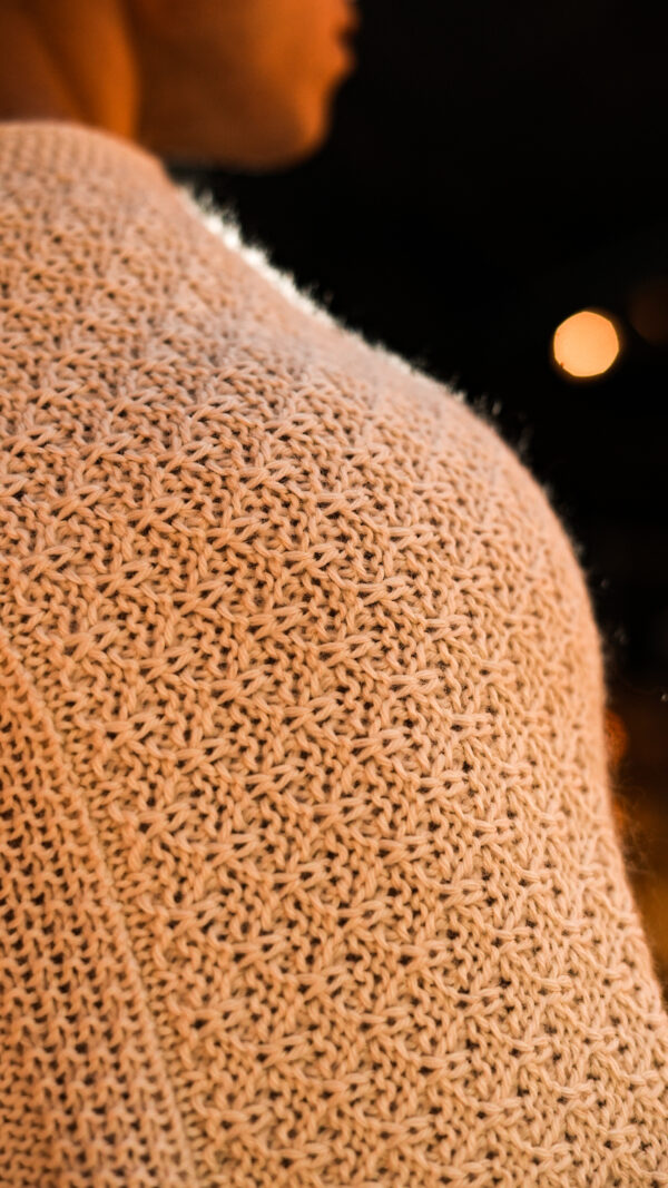 Poncho Perú Cream || 100% Baby Alpaca - Image 4