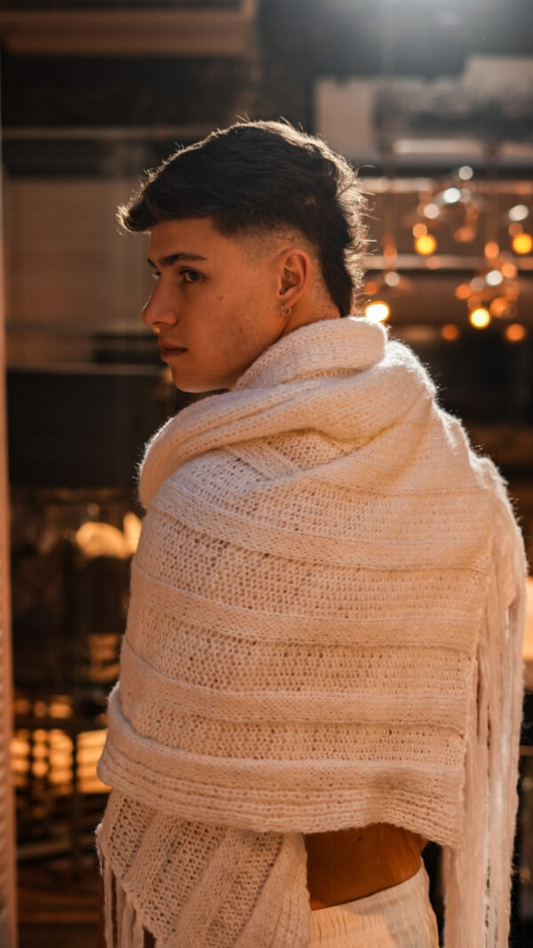 Bufanda de Mohair||Dune Jazmín - Image 4