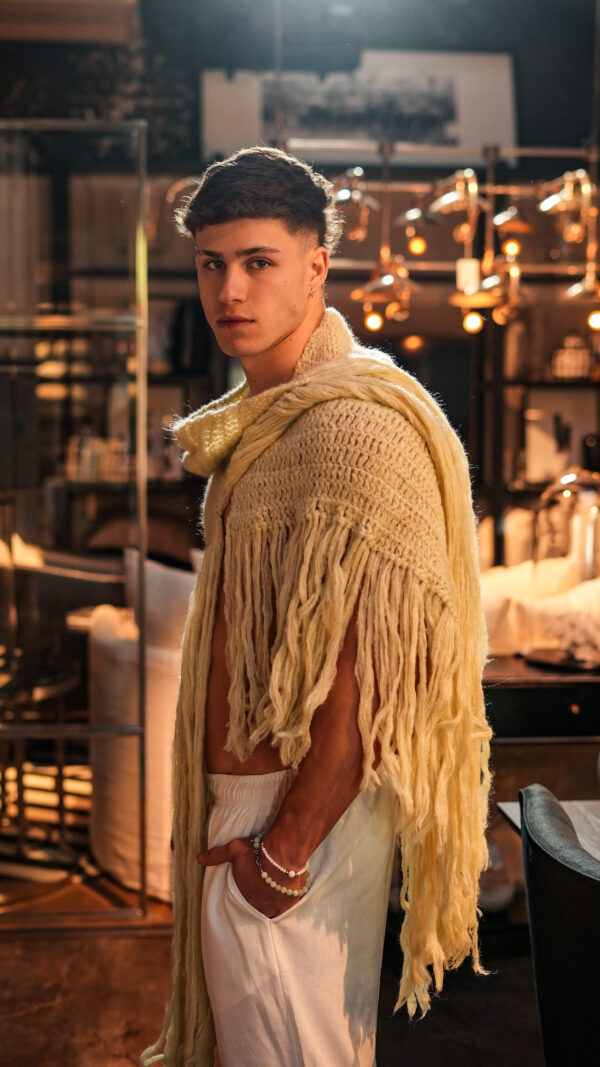 Bufanda de Mohair||Cascade Sahara - Image 3