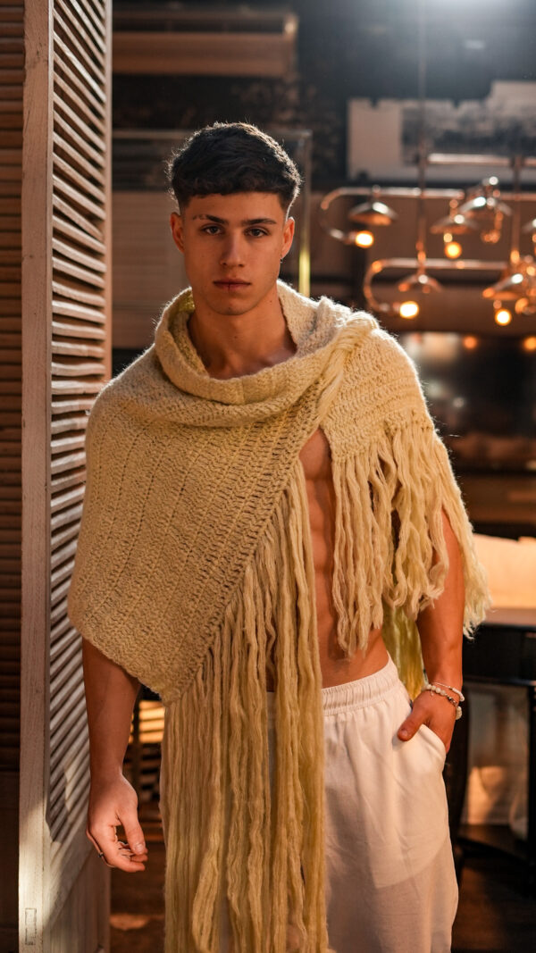 Bufanda de Mohair||Cascade Sahara - Image 2