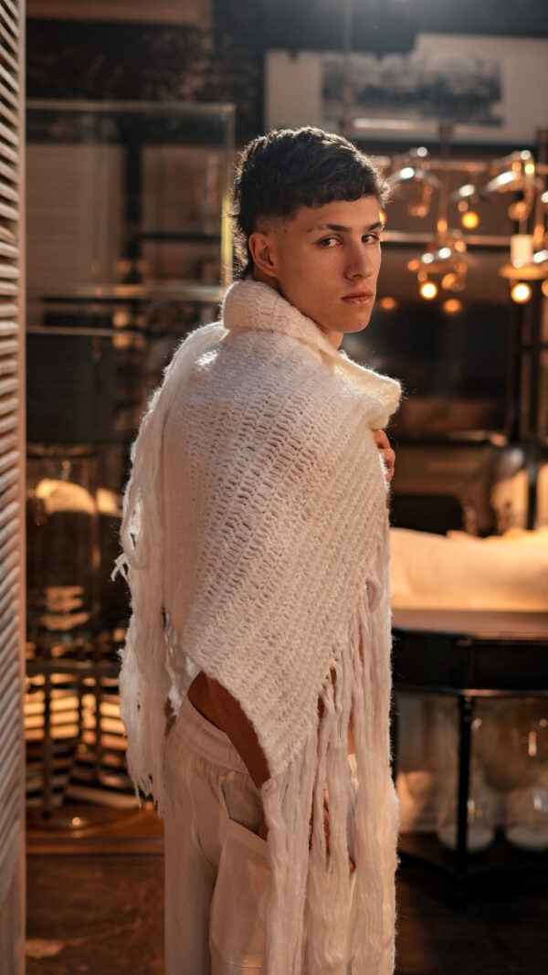 Bufanda de Mohair||Cascade Jazmín - Image 3