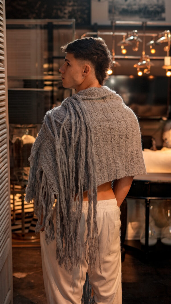 Bufanda de Mohair||Cascade Storm - Image 4