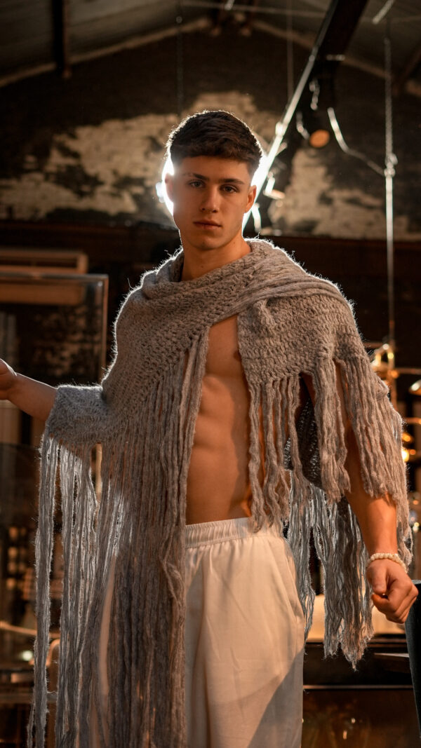 Bufanda de Mohair||Cascade Storm - Image 3