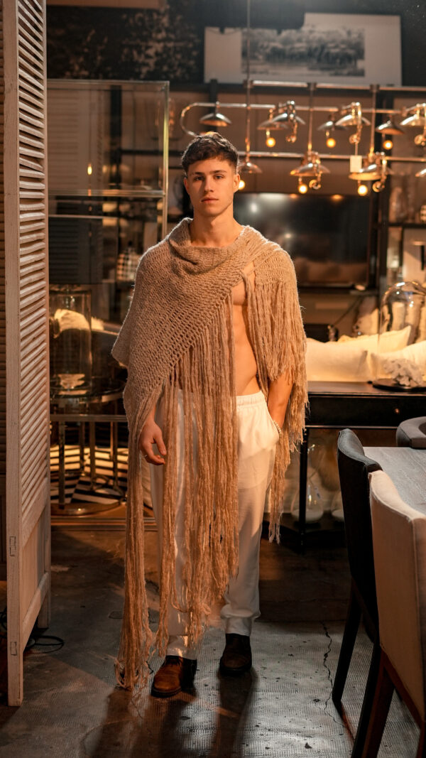 Bufanda de Mohair||Cascade Soil