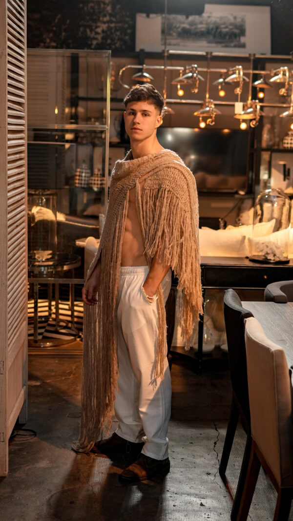 Bufanda de Mohair||Cascade Soil - Image 2