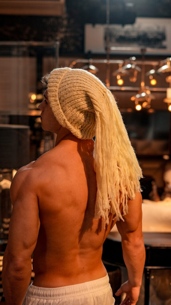 Cuellito/Gorrito Mohair||Sahara