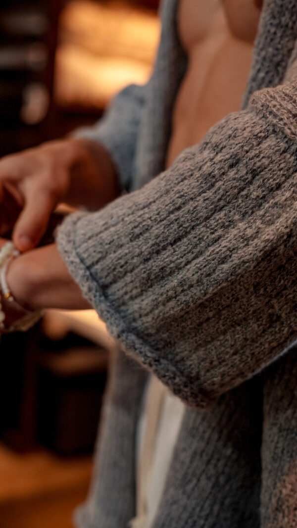 Ruana de Mohair||Flecos Storm - Image 4