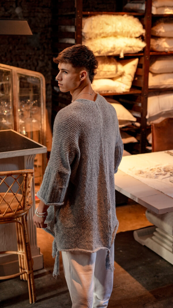 Ruana de Mohair||Flecos Storm - Image 3