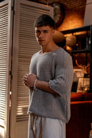 Sweater Mohair||Aura 3/4 Storm