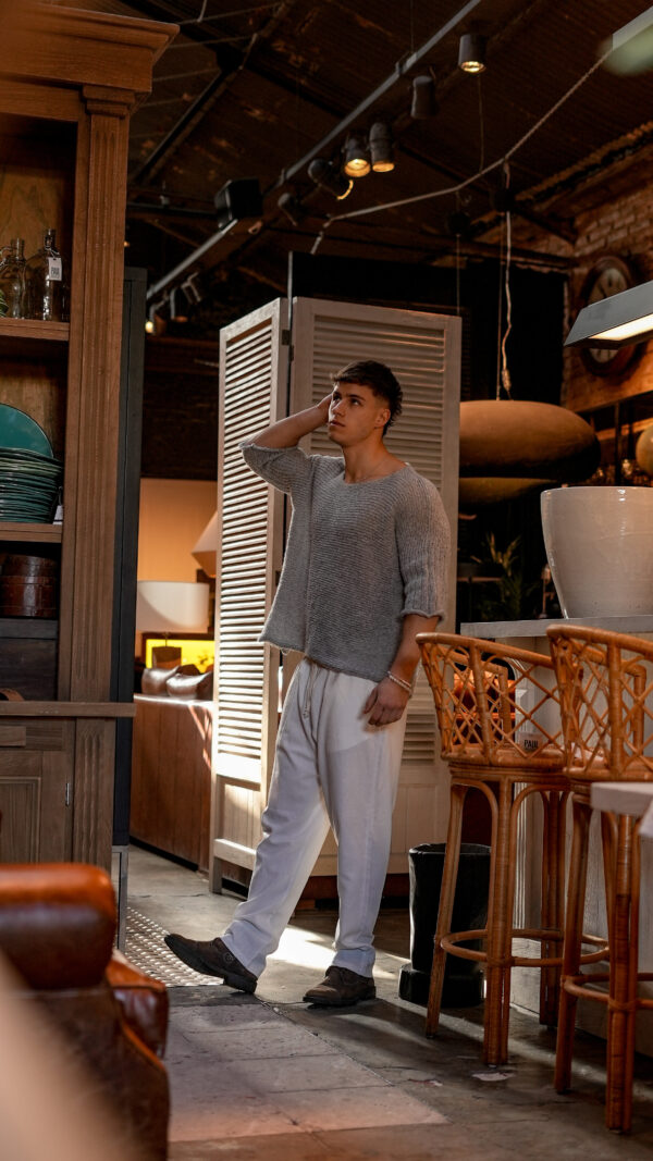 Sweater Mohair||Aura 3/4 Storm - Image 4