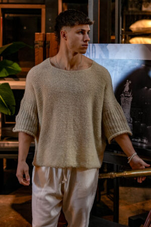 Sweater Mohair||Aura 3/4 Sahara