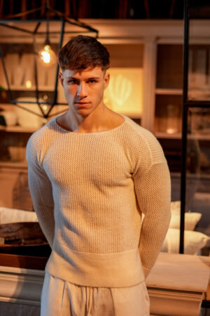 Sweater Perú Cream||100% Baby Alpaca