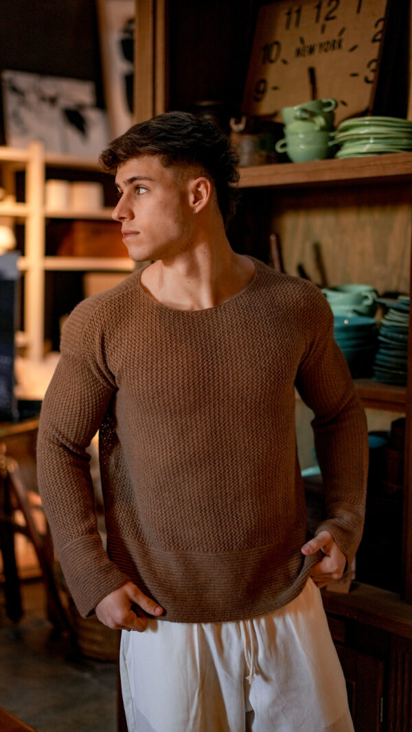 Sweater Perú Chocolate||100% Baby Alpaca