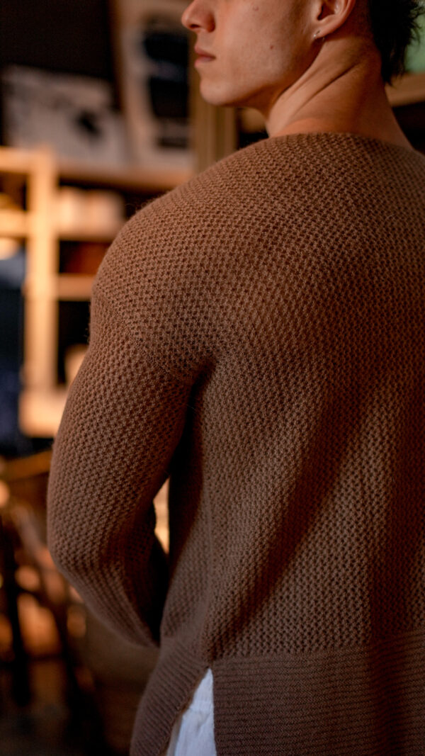 Sweater Perú Chocolate||100% Baby Alpaca - Image 4