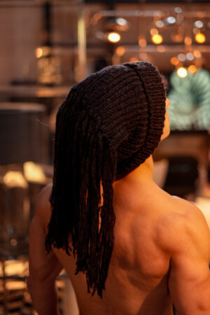 Cuellito/Gorrito Mohair||Chocolate