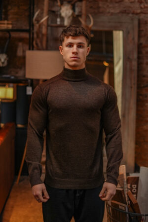 Polera Perú Chocolate||Baby Alpaca