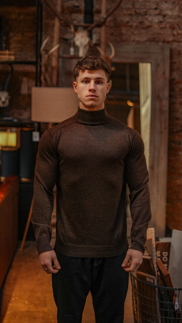 Polera Perú Chocolate||Baby Alpaca