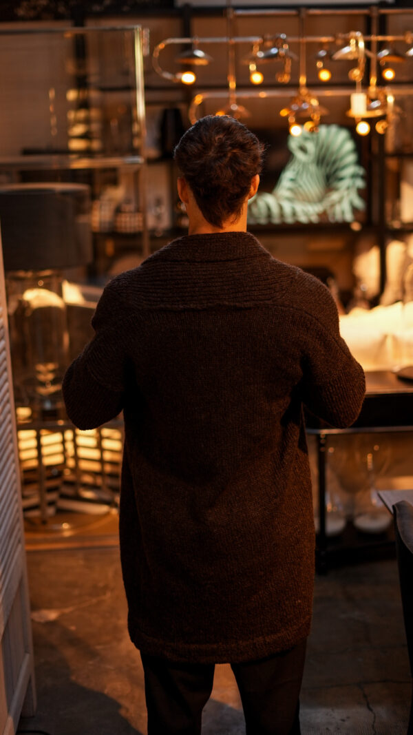 Saco de Mohair||Cozy Chocolate - Image 3