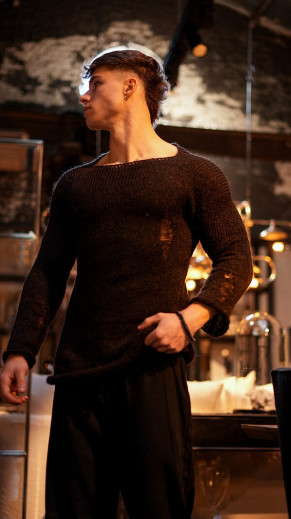 Sweater Mohair||Breeze Chocolate - Image 2
