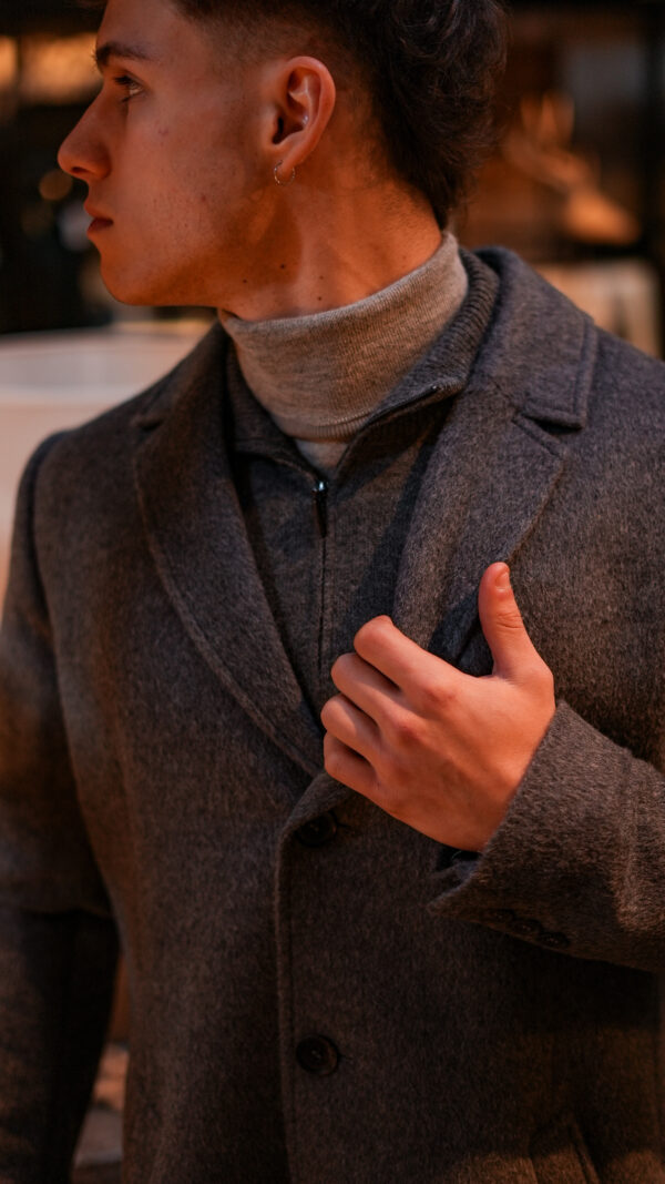 Saco Perú Silent Storm||Baby Alpaca & Merino - Image 6