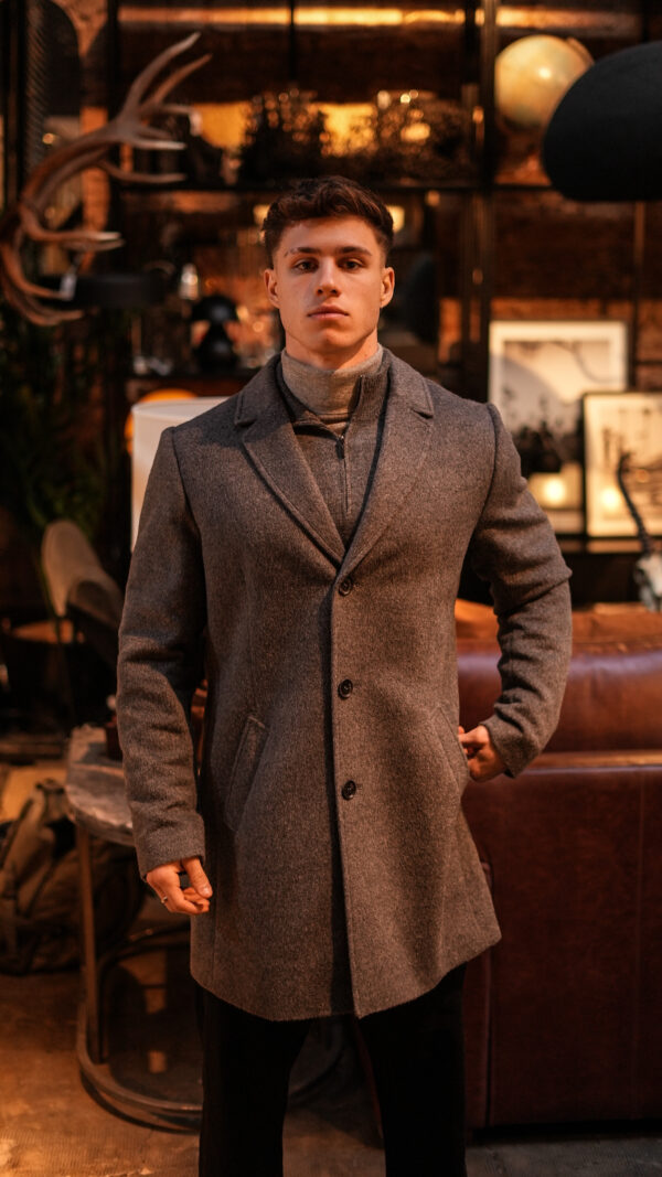 Saco Perú Silent Storm||Baby Alpaca & Merino - Image 2