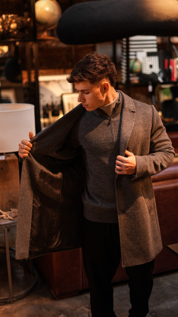 Saco Perú Silent Storm||Baby Alpaca & Merino - Image 3
