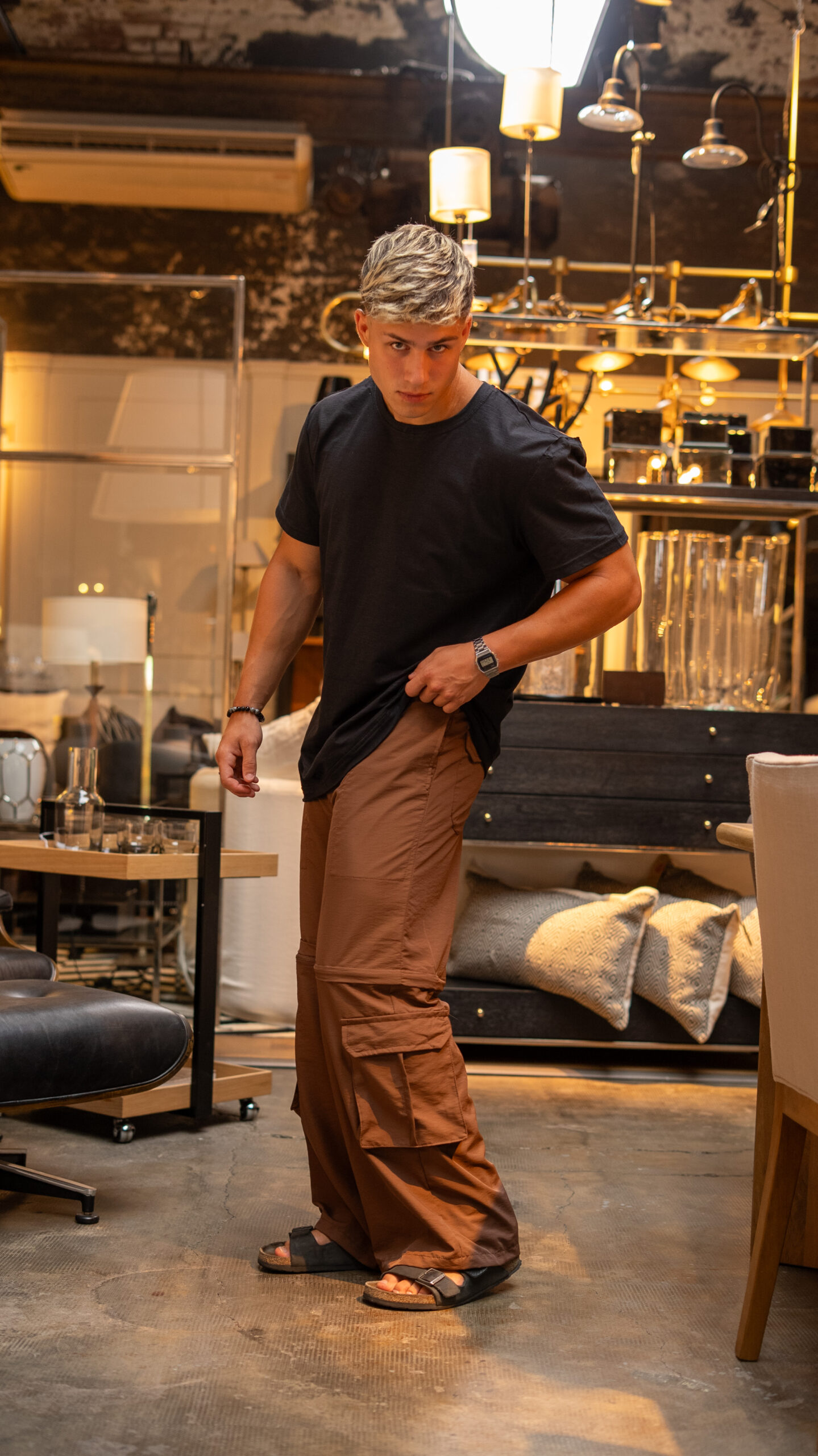 Pantalón Cargo||Brown - Image 2