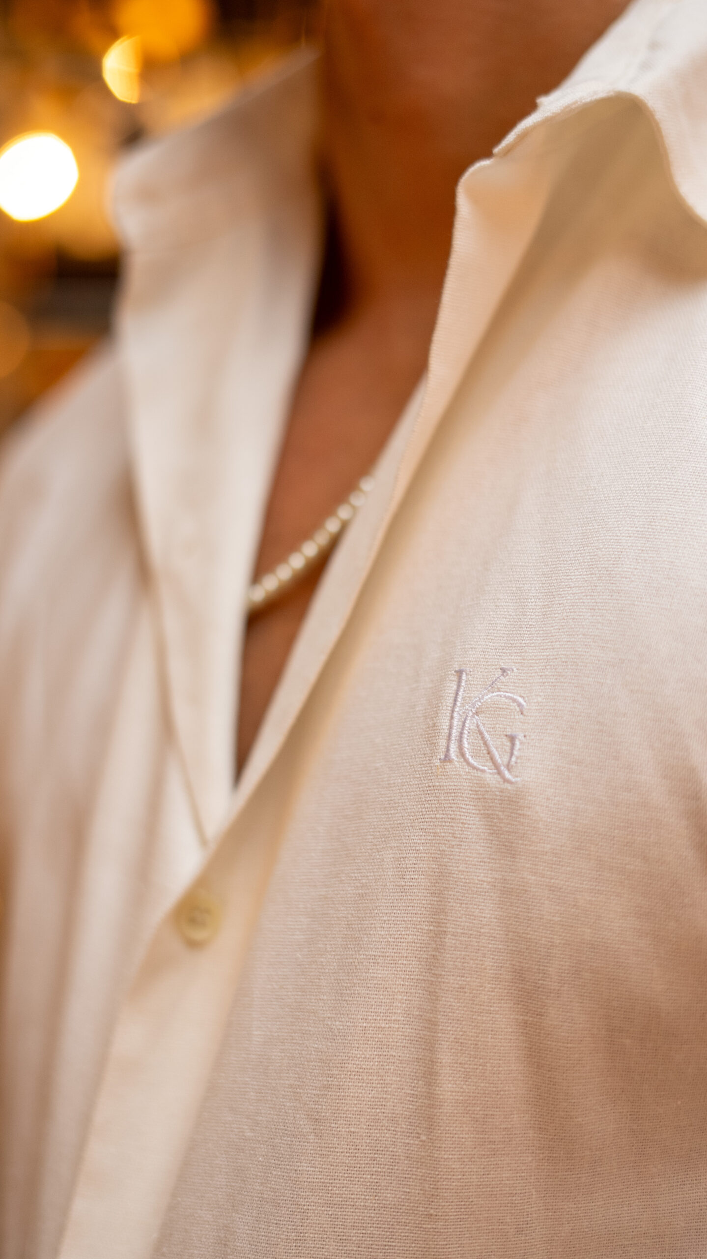 Camisa de Lino Milan Jazmin || Manga Larga - Image 4