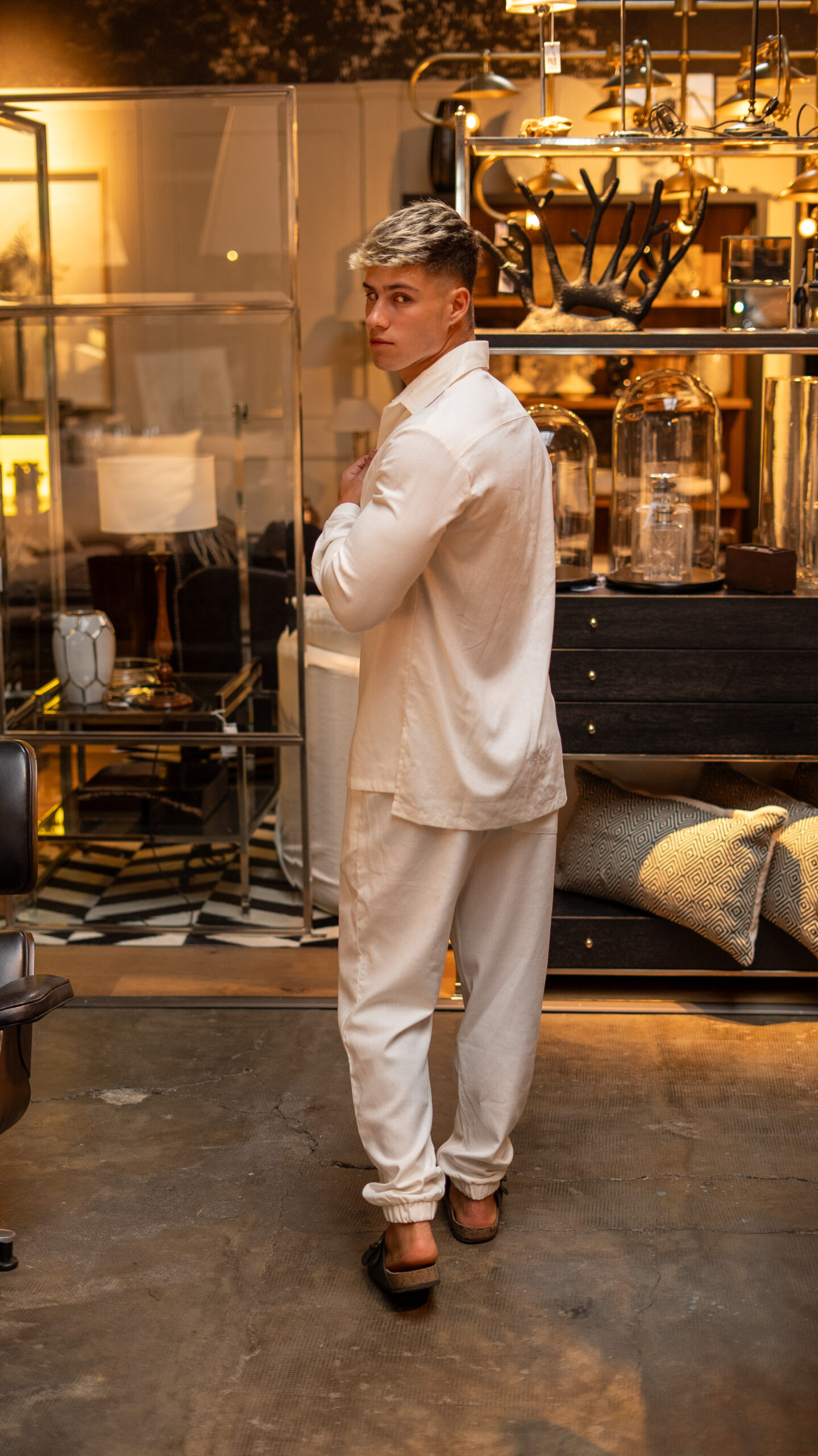 Camisa de Lino Milan Jazmin || Manga Larga - Image 6