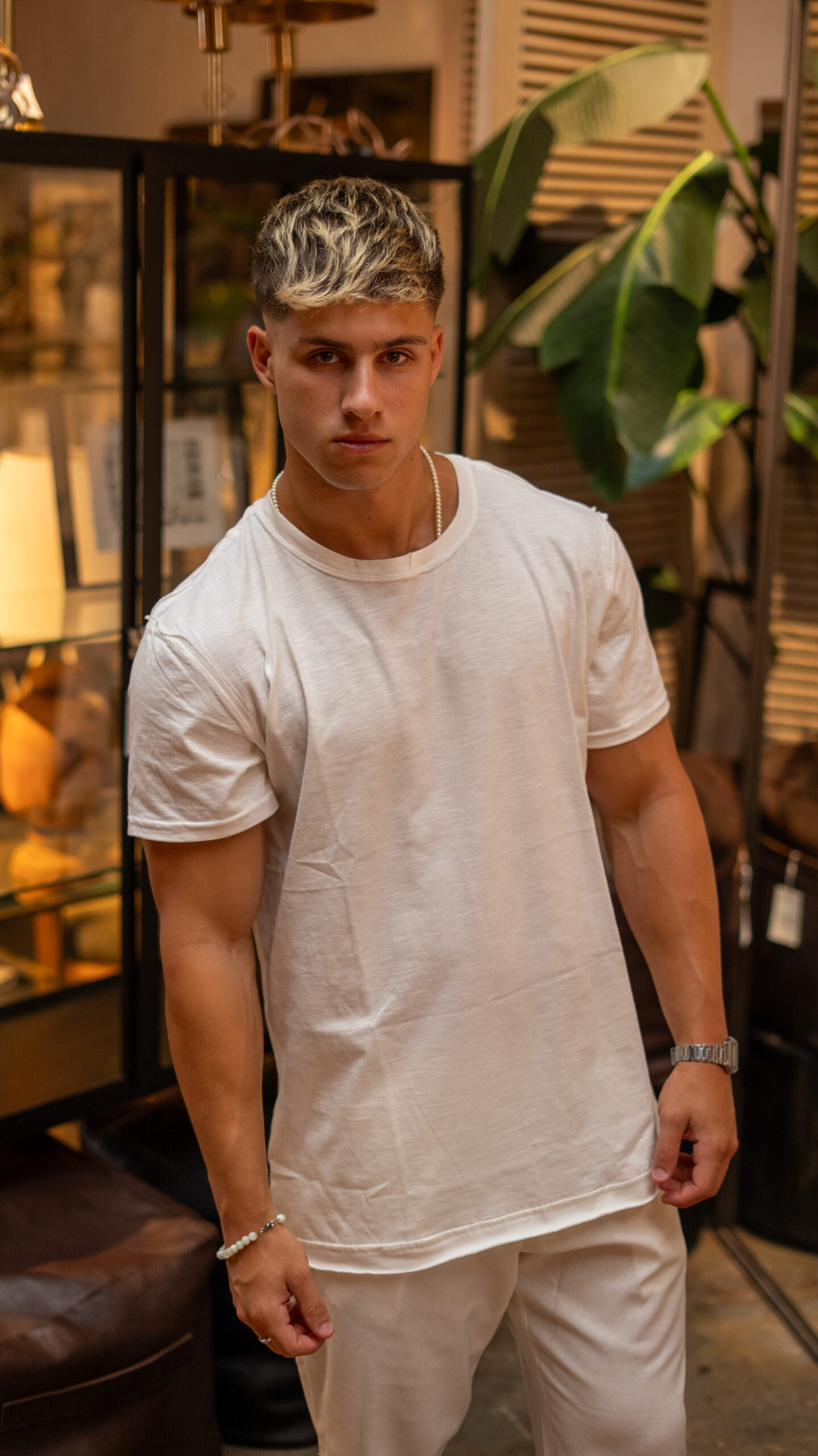 Remera Mallorca || Silence Flame Cream