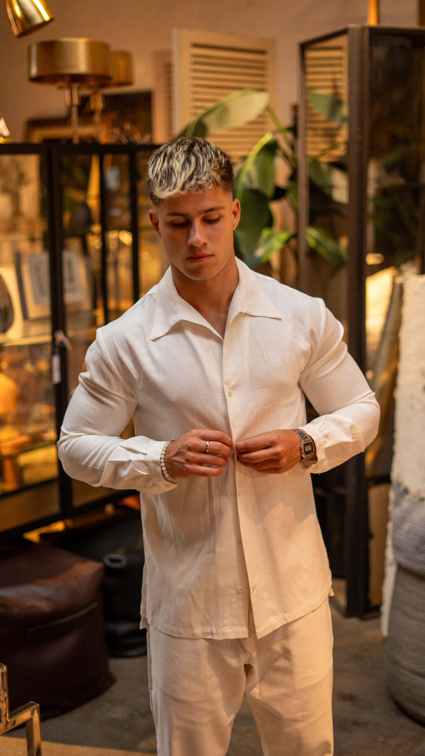 Camisa de Lino Formentera Jazmin || Manga Larga - Image 3