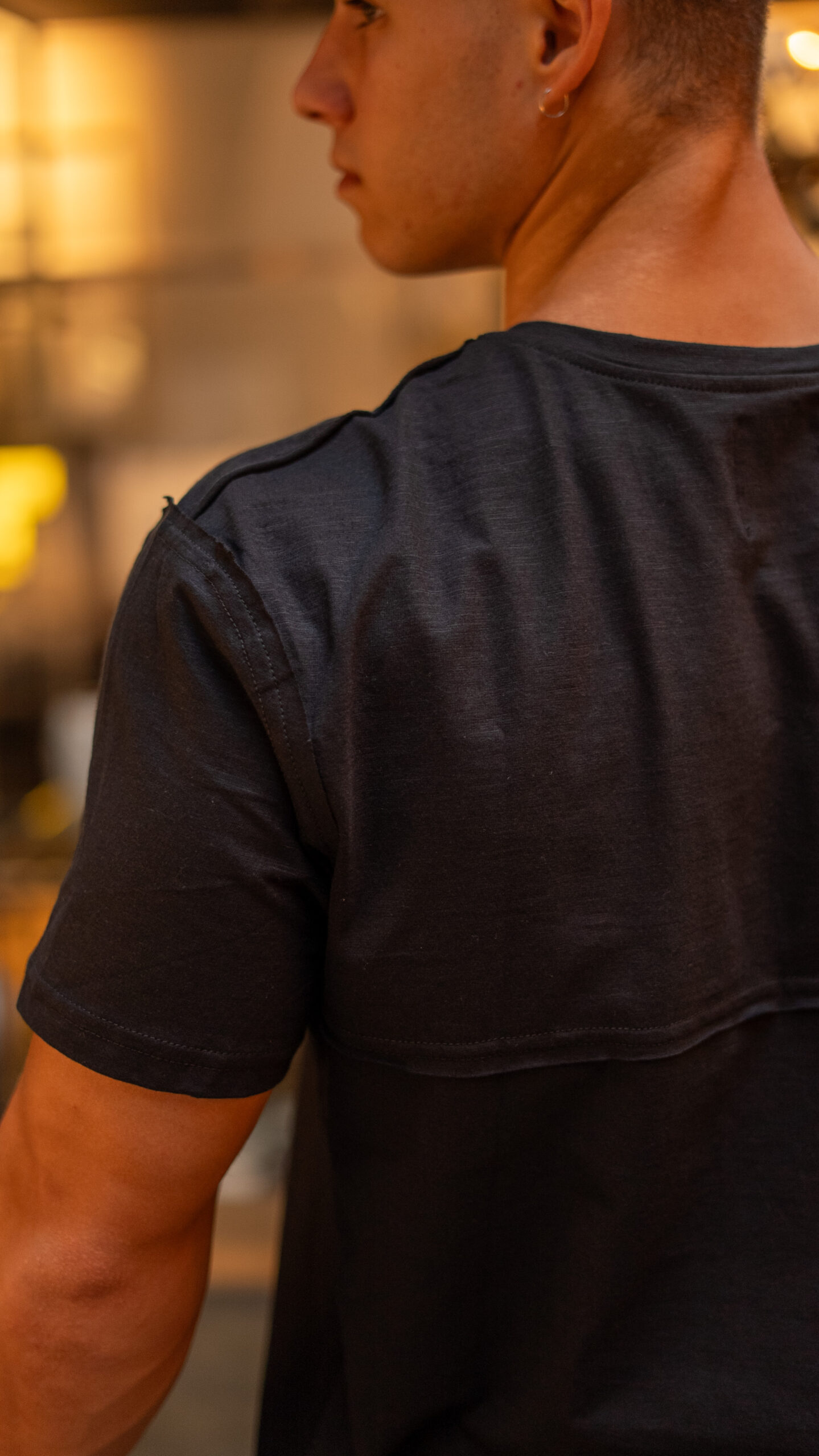 Remera Mallorca || Silence Flame Black - Image 4