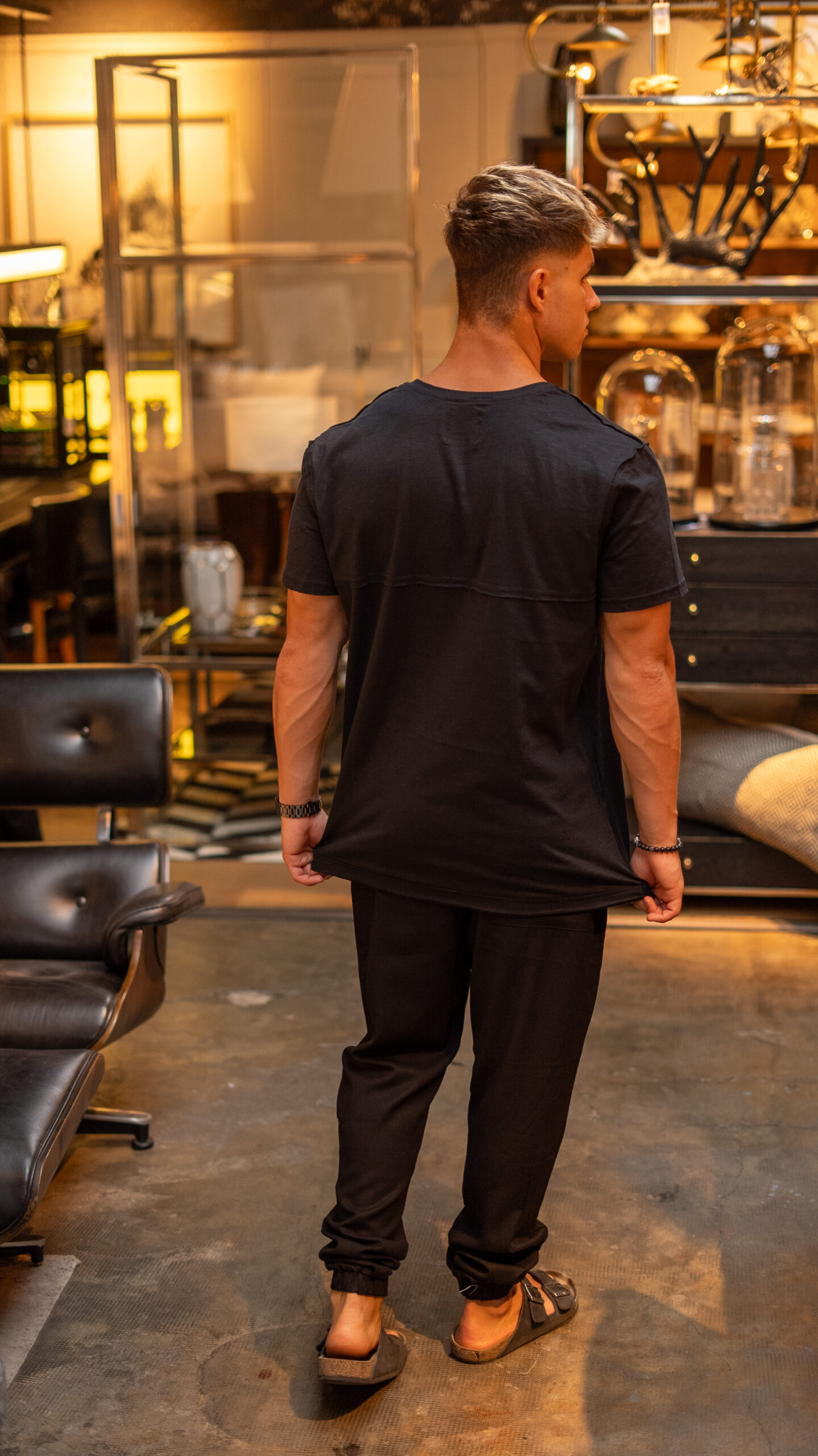 Remera Mallorca || Silence Flame Black - Image 2