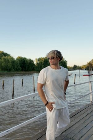 Remera Mallorca || Silence Flame Cream