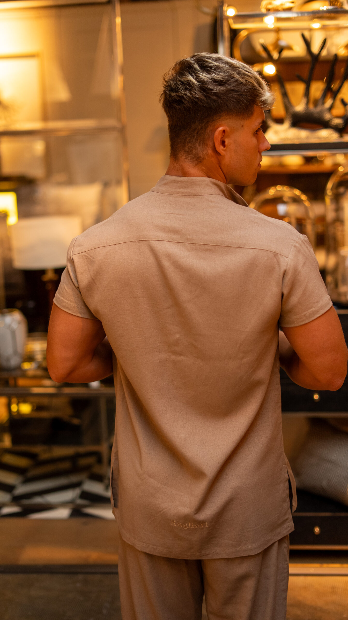 Camisa de Lino Tulum Soil || Mao Manga Corta - Image 6