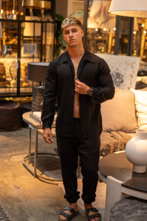 Camisa de Lino Formentera Shadow || Manga Larga