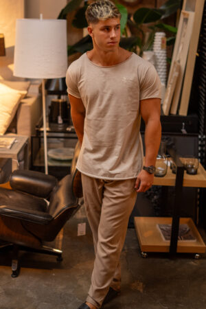 Remera Ibiza Flame||Sahara Cream