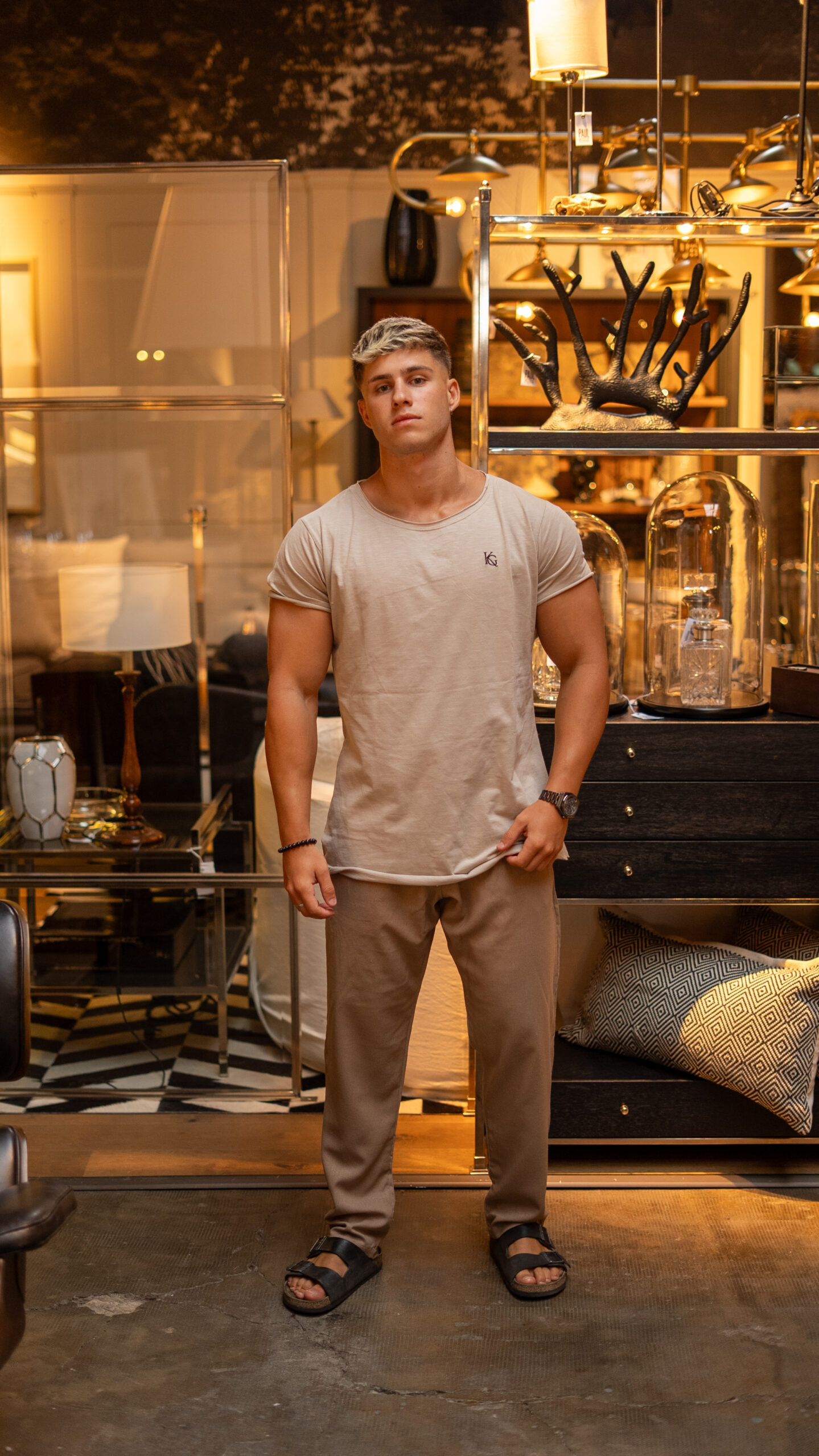 Remera Ibiza Flame KG||Sahara Black