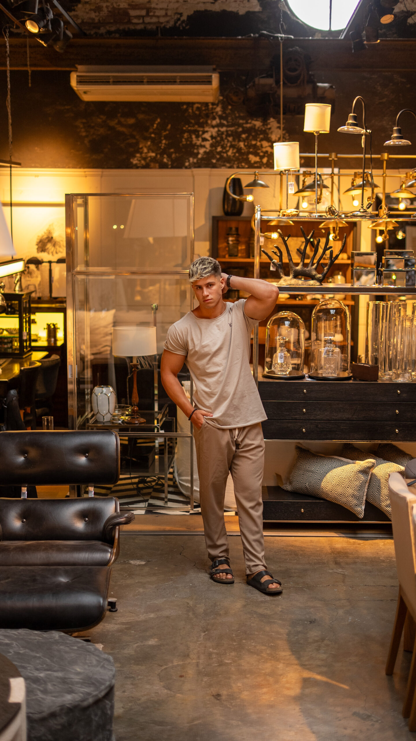 Remera Ibiza Flame KG||Sahara Black - Image 2